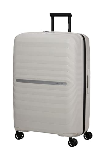 Samsonite Neo Flux - Spinner L, Valigia espandibile, 75 cm, 109/121 L, Beige (Warm Neutral)