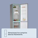 Candy CCG1S 518EX Frigorífico Combi, Ancho 55cm, Altura 1,80m, Capacidad 252L, Cajón Verdulero, Control Mecánico de la temperatura, Iluminación LED, Puerta Reversible, 41DB, Inox - 4