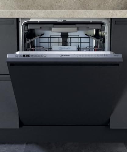 Bauknecht BCIO 3T341 PLET Vollintegrierbarer Geschirrspüler 60 cm /Edelstahl/14 Maßgedecke/10 Standardprogramme und 1 Sensorprogramm/PowerClean/ActiveDry/Besteckschublade/Vollwasserschutz