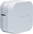 Brother P-Touch Cube PT-P300BT, Colore Etichettatrice con Connettività Bluetooth e Compatibilità MFi, Smartphone e Tablet iOS e Android, Taglierina Manuale, fino a 12 mm, Bianco - 1