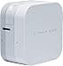 Brother P-Touch Cube PT-P300BT, Colore Etichettatrice con Connettività Bluetooth e Compatibilità MFi, Smartphone e Tablet iOS e Android, Taglierina Manuale, fino a 12 mm, Bianco - 1