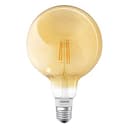 OSRAM Smart+ LED Filament Globe Gold, Bluetooth Lamp with E27 Socket, Dimmable, 50 W Replacement, Warm White - 1