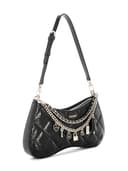 GUESS borsa a tracolla Libby Shoulder Bag Black nero - 4