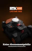 WORX Landroid Vision Cloud WR344E 4WD Mähroboter ohne Begrenzungskabel für 4000 m² (KI-Hinderniserkennung, VSLAM+ RTK Cloud Navigation, 84% Steigung, Auto-Mapping, App-Steuerung, Cut-to-Zero) - 6