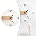 Hasaller Reloj de pared de 30,5 cm, estilo nórdico, silencioso, movimiento de cuarzo, minimalista, moderno, decoración del hogar, reloj de pared sin tictac, relojes de pared de madera acrílica montada - 3