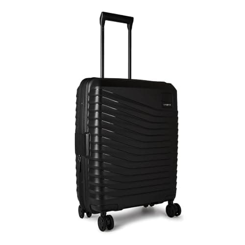 Samsonite Intuo - Spinner L, valigia espandibile, 75 cm, 105/115 L, nero (nero)