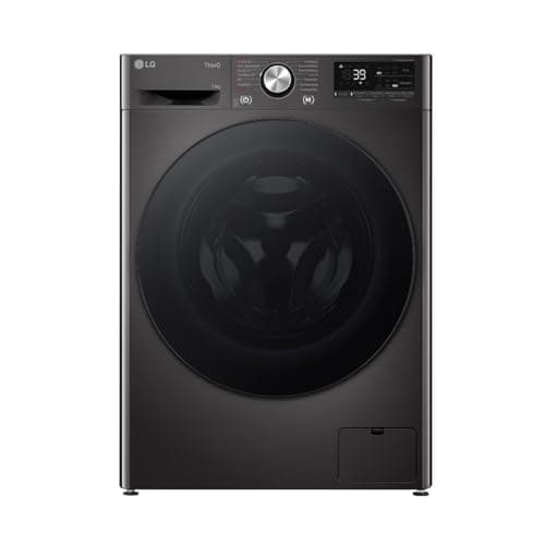 LG F4WR703YB Front-Loading Washing Machine 13 kg, Class A -20%, 1,400 rpm, 61.5 x 60 x 85 cm, TurboWash 360 in 39 Minutes, Allergy Care, Steam, Wi-Fi, Digital Touch Display, Platinum Black