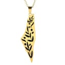 Prodotti per Ragazze Argento Sterling 925 da Uomo, Ciondolo con Mappa Gioielli Arabi africani, per Donne, Collana Palestina in Oro s - 7