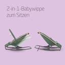 Maxi-Cosi Kori 2-in-1-Babywippe mit Spielzeugbogen, 0–2 Jahre, bis zu 15 kg, Baby Bouncer, 3 mit einer Hand einstellbare Liegepositionen, Easy-in-Gurt, leicht und kompakt, Eco Care, Beyond Green - 2