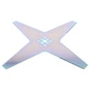 vhbw Ersatz-Messer (4-Stern) kompatibel mit Ambrogio 4.0 Elite, L25, 4.0 Basic, Deluxe, Evolution Rasenmäher - Ersatzklinge Grau, Stahl - 3