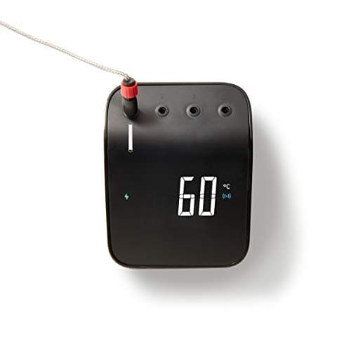 Weber Connect Smart Grilling Hub - termometro smart per carne con Bluetooth e Wi-Fi, controllo sul dispositivo o tramite APP, istruzioni passo-passo/ricette, fino a 4 sonde possibili - Nero(3202)