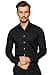 Calvin Klein Poplin Stretch Slim Shirt, Camicia, Uomo, 15.5, Nero (Black) - 5