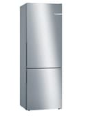 Bosch Home & Kitchen Appliances KGE49AICAG Serie 6 Freestanding Fridge Freezer with Easy Clean and VitaFresh, 201cm Low Frost, 419L capacity, 70cm XL wide, Inox - 1