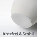 PEUZ Steinturm Vase aus Keramik – Skulpturale Keramikvase mit rauer Steinstruktur, für Trockenblumen, Pampasgras, frische Blumen oder als Dekoobjekt, handgefertigt, matt weiß, ca. 20 cm - 8