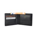 Mauro Pelletteria Portafoglio Uomo Pelle con Portamonete, Made in Italy, Lavorazione Artigianale, Porta carte di Credito, Protezione RFID, Colore Nero - 3