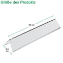 WELL GRILL 38.9 cm 7635 Stainless Steel Flavorizer Bars Heat Plates Flame Plates for Weber Spirit E-210 E-220 S-210 S-220 (2013-2017), Spirit II 200 Series Model (2017-Neuer), Pack of 3 - 2