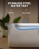 PETKIT Wireless Cat Water Fountain, EVERSWEET MAX 2, Heat-Resistant Material for Hot Water Cleaning and Dishwasher-safe, Battery Operated Cat Fountain with Motion Sensor & App Control, Ultra Quiet, 3L - 8