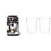 Philips Domestic Appliances 5400 Series Fully Automatic Coffee Machine - LatteGo Milk System & De'Longhi Glasses Set DLSC312, 2 Double-Walled Thermal Glasses with Insulation Function for Cold and Hot - 1
