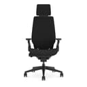 Steelcase Gesture, silla de oficina ergonómica con brazos 360º, sujeción lumbar y reposa cabeza regulables Ónix; Fabricado en Europa - 4