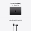 Apple MacBook Pro 14,2" Laptop mit M5 Chip, 10-Core CPU, 10-Core GPU: Entwickelt für Apple Intelligence, Liquid Retina XDR Display, 16GB gemeinsamer Arbeitsspeicher, 512GB SSD Speicher; Space Schwarz - 6