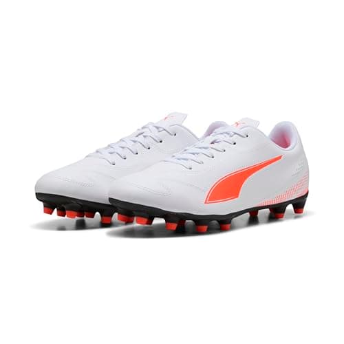 Puma Scarpe Vitoria II Fg/AgSoccer Uomo, Puma Bianco Rosso Brillante, 42 EU