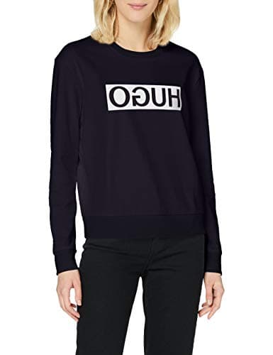 HUGO Nicci Felpa, Navy410, L Donna