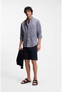 BOSS Mens Rickert M Button-Down Regular-fit Shirt in Oxford Cotton - 2