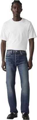 Levi's Herren Jeanshose 501 Original mit Knopfleiste, Straight Fit, Blau (Change Your Mind), W32/L32 - 4