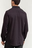 Armani Exchange Men's Cross Gender, Long Sleeve Classic Fit Side Logo, Shirt, Blue, L, deep Navy, L - 3