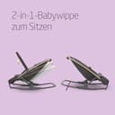 Maxi-Cosi Kori 2-in-1-Babywippe mit Spielzeugbogen, 0–2 Jahre, bis zu 15 kg, Baby Bouncer, 3 mit einer Hand einstellbare Liegepositionen, Easy-in-Gurt, leicht und kompakt, Eco Care, Beyond Graphite - 2