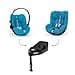 CYBEX Cloud G i-Size e CYBEX Sirona G i-Size inclusivo CYBEX Base ISOFIX, Base G, Beach Blue Plus - 1
