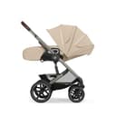 CYBEX Gold TALOS S LUX Kinderwagen, Ab Geburt bis 22 kg (ca. 4 Jahre), Mit Offroad-Federung, verstellbarem Griff und ergonomischer Liegeposition, Almond Beige - 9