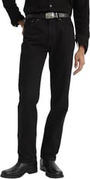 Levi's 505 Regular Fit, Jeans Uomo, Nero, 36W / 34L - 7