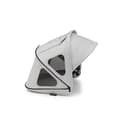 Bugaboo Capota ventilada Dragonfly, extensible para una protección adicional y una protección solar óptima, repelente al agua, Misty Grey - 1