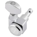 Fender Afinadores de Guitarra Eléctrica Stratocaster,Telecaster, Set de 6, Cromo, Garantizan una Estabilidad de Afinación Precisa, Incluye todo el hardware de montaje necesario - 4