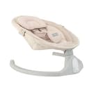 Sdraietta MoMi KENANI SAND per bambini fino a 9 kg, con display LED, telecomando, Bluetooth, alimentazione a batteria o elettrica, cintura di sicurezza a 5 punti, aro e giocattoli - 22