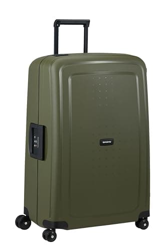 Samsonite S'Cure - Spinner L, Suitcase, L 75 cm, 102 L, Green (Olive)