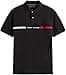 Tommy Hilfiger Uomo Maglietta Polo Maniche Corte Chest Insert Regular Fit, Nero (Black), XL - 5