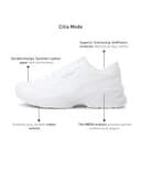PUMA Cilia Mode, Zapatillas de Deporte Mujer, Puma White-Puma Silver, 38.5 EU - 7