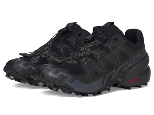Salomon Men's Speedcross 6 Sneaker, Black/Black/Phantom, 11 UK