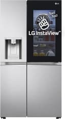 LG GSXV80PZLE Frigorifero Americano Side by Side InstaView Total No Frost con Congelatore, 635 L, Door Cooling, Linear Cooling, Compressore Lineare Inverter - Frigo Smart con Wi-Fi e Freezer - 1