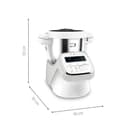 Moulinex I-Companion XL - Robot da cucina connesso, con 14 funzioni automatiche, capacità 10 persone, bianco, grigio, made in France - 8
