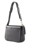 Furla Leder Schultertasche Abendtasche Metropolis Shoulder Bag Nero schwarz - 4