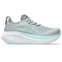 ASICS Women's Gel-Nimbus 27 Running Shoe, Piedmont Grey/Illuminate Mint, 40.5 EU - 8