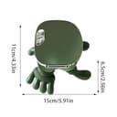 Masajeador Cuello Cervical 4D Inalámbrico Eléctrico Con Calor | Masajeador Espalda Con Calor 2 Niveles | 3 Modos Petrissage | USB Recargable | Para Hombros Espalda, alivias Dolores Musculares Fatiga - 6