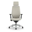 Steelcase Gesture Ergonomischer Bürostuhl mit 360° Armlehnen, 3D-Live Back Lumbalstütze, anpassbarer Kopfstütze Beige - 3