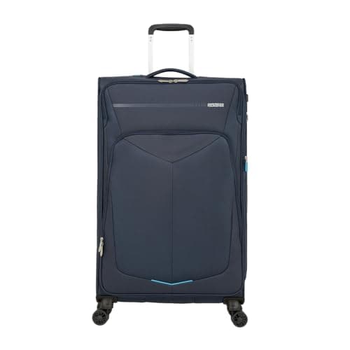 American Tourister Summerfunk - Spinner L, Expandable Case, 79 cm, 109.5/119 L, Blue (Navy)