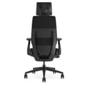 Steelcase Gesture, silla de oficina ergonómica con brazos 360º, sujeción lumbar y reposa cabeza regulables Ónix; Fabricado en Europa - 5