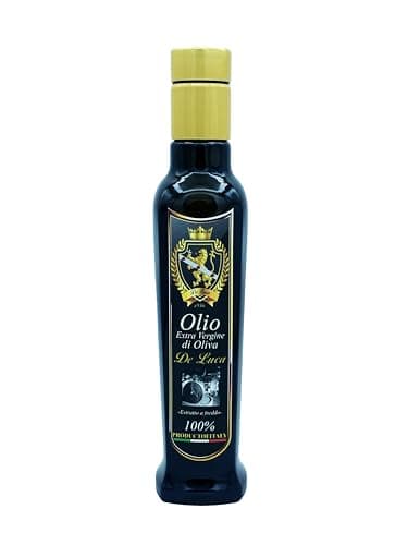 Olio Extravergine Di Oliva Evo 100% Italiano Monocoltura Carolea Estratto a Freddo Made In Calabria De Luca L'eccellenza Italiana Che Fa Sognare Il Mondo (250 ml)
