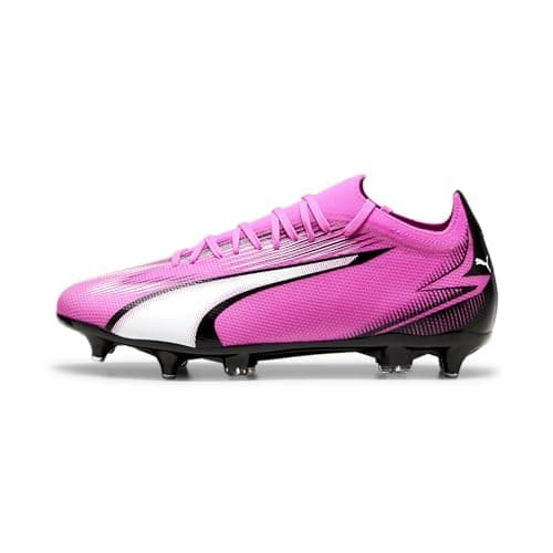 Puma Men Ultra Match Mxsg Soccer Shoes, Poison Pink-Puma White-Puma Black, 43 EU